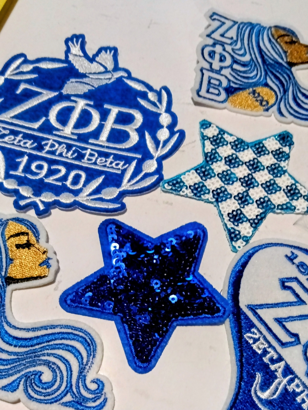 Zeta Phi Beta Iron On Patch Lot